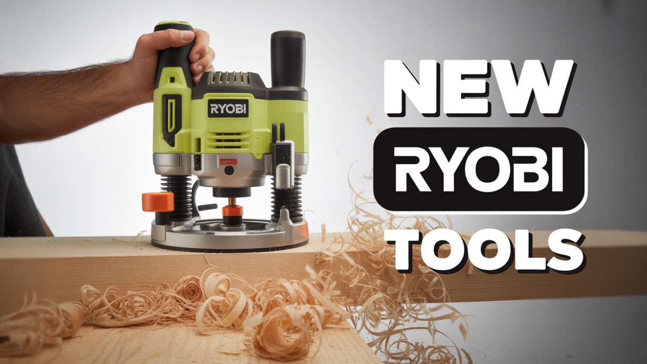 25 NEW Ryobi tools for 2025, showcasing the 18V ONE+ HP Brushless Snow Blower, 40V HP Backpack Blower, USB Lithium Glue Gun, and Dual Function Lighted Creeper for DIY and workshop projects.