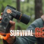 25 best survival gadgets you’ve never heard of, featuring the ZUNE LOTOO fixed blade tactical knife, Thmomex portable jump pack, and IGNISGUARD emergency fire blanket for a bug out bag.