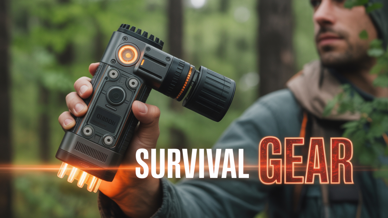 25 best survival gadgets you’ve never heard of, featuring the ZUNE LOTOO fixed blade tactical knife, Thmomex portable jump pack, and IGNISGUARD emergency fire blanket for a bug out bag.