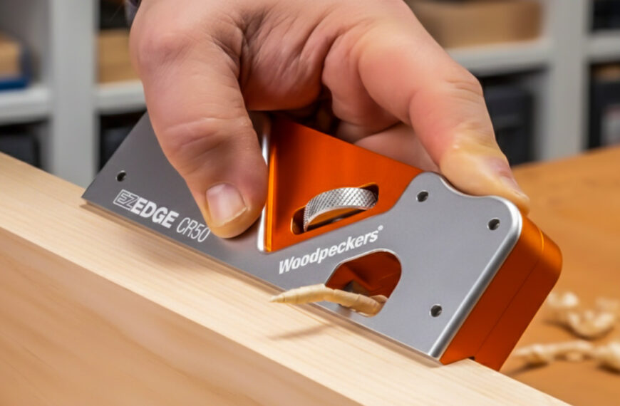 Collection of 20 innovative woodworking tools and equipment, including precision jigs, routers, clamps, and saws, that enable advanced carpentry techniques for professional-grade furniture building and DIY projects.